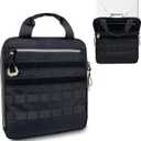 Carrying Case for Starlink Mini, Waterproof Oxford Tactical Fishing Tackle Bag with MOLLE System & Cable Port, Portable Storage Bag for Fishing, Camping & Boating