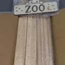 Stuffed Animal Storage Zoo Tower,56In Wooden Large Stuffed Animal Holder Organizer with Wheels,Stuffy Plushies Storage with Elastic Band&Mesh Bottom,Toy Storage Organizers for Playroom Bedroom Nursery