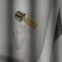 LightRound Table Lamp for Bedroom, Cordless Small Bedside Lamp, Touch Dimmable Rechargeable Lamp Battery Operated with Amber Glass Shades for Night Stands, Living Room, Desk, Bulb Included