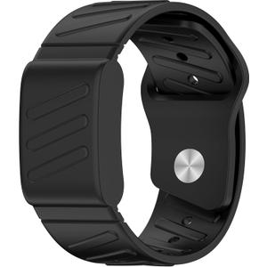 Miimall Silicone Bands for WHOOP 5.0/4.0 Band for Men, Waterproof & Sweatproof, Soft Breathable Sports Strap Adjustable Wristband Fitness Replacement Wrist Band for WHOOP 4.0/5.0 Peak/One/Life MG