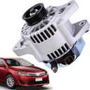 New Alternator 12V 80 Amp for Toyota for Yaris 1.5L 1497cc 2006 2007 2008 2009, Stable current output, Replace 27060-21151 11203 Alternator 27060-21150 11505 104210-8180, 104210-8400