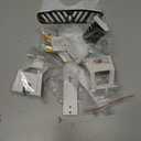 PS5 Wall Mount, Heavy-Duty Steel Mount Kit for Protection & Cooling with 2 Controller Holder and Headset Holder,Compatible with All PS5 Models Including Slim, Pro, Original(White)