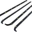 HOLDWELL Window Sweeps Felts Weatherstrip Seals Kit Set of 4 KF2020 E9TZ1021452A E9TZ1021453A Compatible with 1984-1988 Ford Bronco II 1983-1988 Ford Ranger