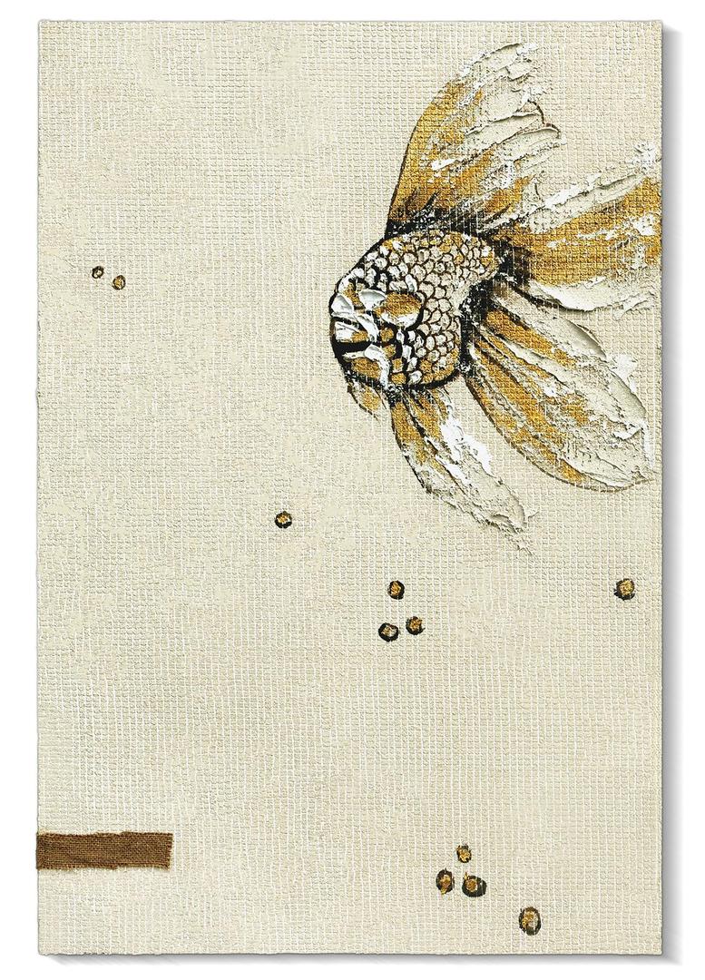 BrushEcho Coastal Modern Large Wall Art Decor Hand Painted Textured Canvas