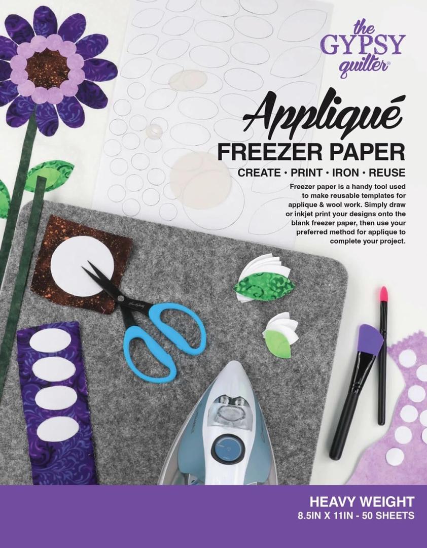 Gypsy Quilter TGQFP811H Freezer Paper 8 1/2" x 11" Heavy Weight