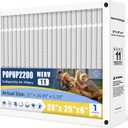 20x25x6 MERV 11 Air Filter Compatible with Honeywell POPUP2200, Lennox PMAC20,GeneralAire AC-1 Air Cleaning,Pleated Design Actual Size 21"x24 61/64"x5 21/64" (1-PACKS)