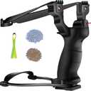 Laser Slingshot Set - Wrist Slingshots for Adults with 200 Ammo and Extra Sling Shot Bands, Suitable for Hunting, Shooting Practice and Fans of Wrist Slingshot