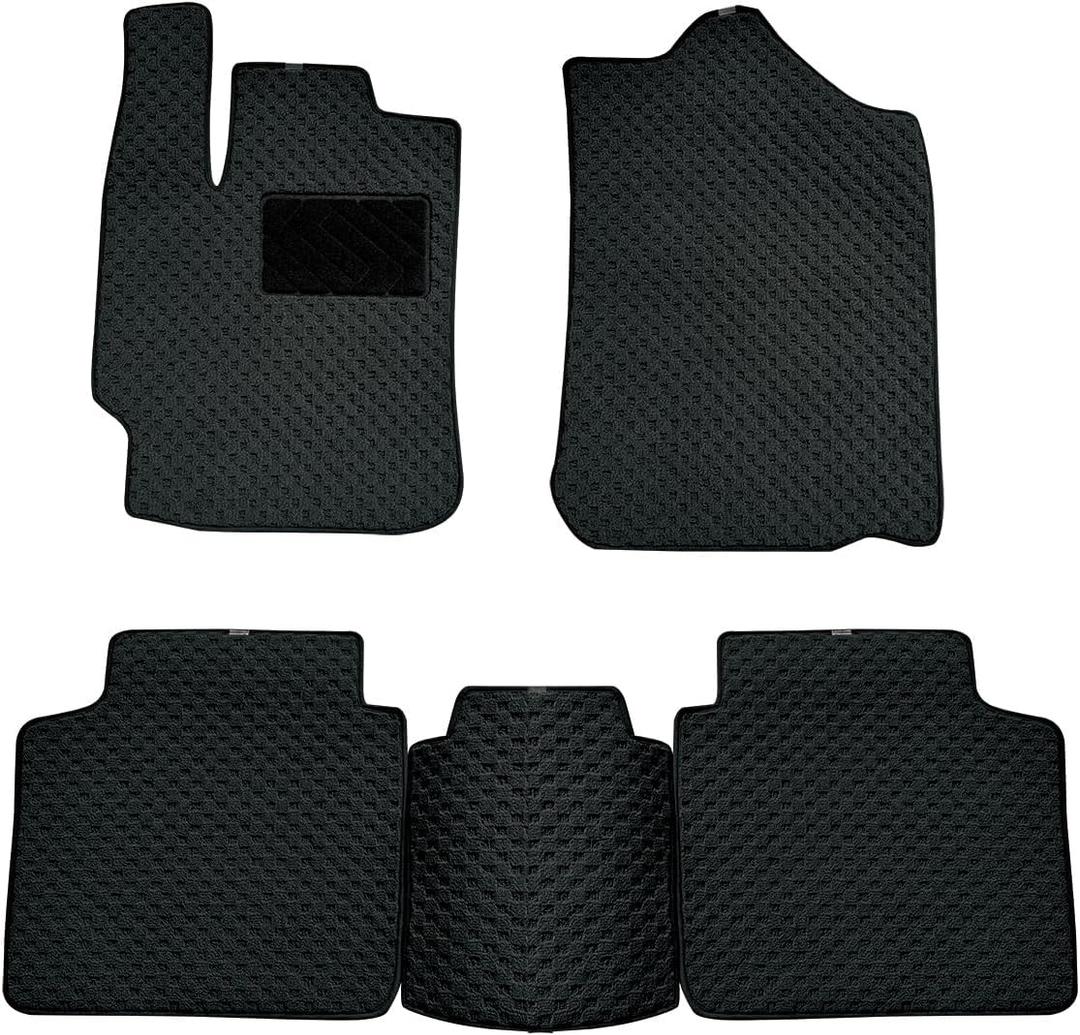 Car Floor Mats Carpet fit for Toyota Camry 2018 to 2024 Full Set 2 Row Vehicle Specific Fit Car Floor Liners Protection Heavy Duty Car Gift Black