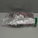 Artificial Red Berry Stems Pine Branches with Twine Bow,Christmas Pine Picks Fake Red Berry Wreath Picks, Christmas Trees Decoration Bouquets Garland Wreath Arrangements for Holiday Decor(20 Pack/red)