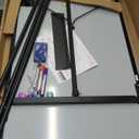 Dry Erase Easel 36" x 24", Height Adjustable Magnetic White Board with Tripod Stand, Office Presentation Board with 25 Sheets Flipchart Paper Pad, Magnets & Eraser, Black