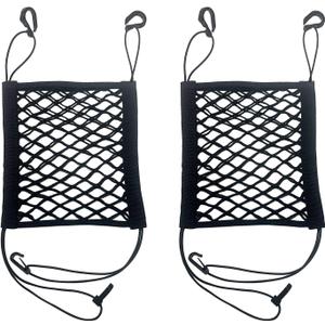Upgrade Cargo Net for Motorcycle Helmet Storage, 11"X9.8" High-Elastic Double Layer Bungee Net (11x9.8 Inch)