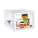 Zmains Clear Medication Lock Box, Medicine Storage Box With Code, Kitchen Safe Fridge/Snack Lockable Boxes, Large Locking Storage For Medicine Safe, Personal Item & Cell Phone Jail