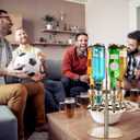 6 Bottle Liquor Dispenser, Rotating Wine Beer Bottle Beverage Stand Revolving Nozzle Wine Dispenser Optic Spirit Drinkware Set for Home Bar Party Cocktail Dispenser (6