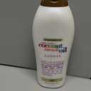 OGX Extra Creamy + Coconut Miracle Oil Ultra Moisture Body Lotion with Vanilla Bean, Fast-Absorbing Body Lotion for All Skin Types, Paraben-Free and Sulfated-Surfactants Free, 19.5 Ounce