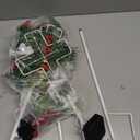 Solar Christmas Decoration Light LED Christmas Tree Plug in Light Outdoor Garden Decoration Light, 4 Pack