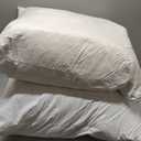 Oubonun 26x26 Outdoor Pillow Inserts (Pack of 2) - Square Waterproof Throw Pillow - Decorative Throw Pillows Insert for Couch Sofa Bed Patio Furniture - White Pillows