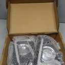 Daytime Running Lights For Toyota RAV4 2016 2017 2018 Front Fog Lamps Amber Turn Signal Light Replacement DRL LED Lights with Bezel