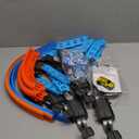 LILYBUDS Toy Car Track Gift Set for Boys Kids Age 3-5 4-7 8-12, Long Race Tracks with 4 Action Loops and 4 High-Speed Slot Die-Cast Race Cars, 35+ Pieces Race Tracks to Create Multiple Configurations