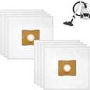 8 Pack Type Z HEPA Vacuum Bags for Riccar Moonlight, Pizzazz, Sunburst & Simplicity Jill, Jack, Snap Vacuum Cleaners, Part RZH-6/SZH-6