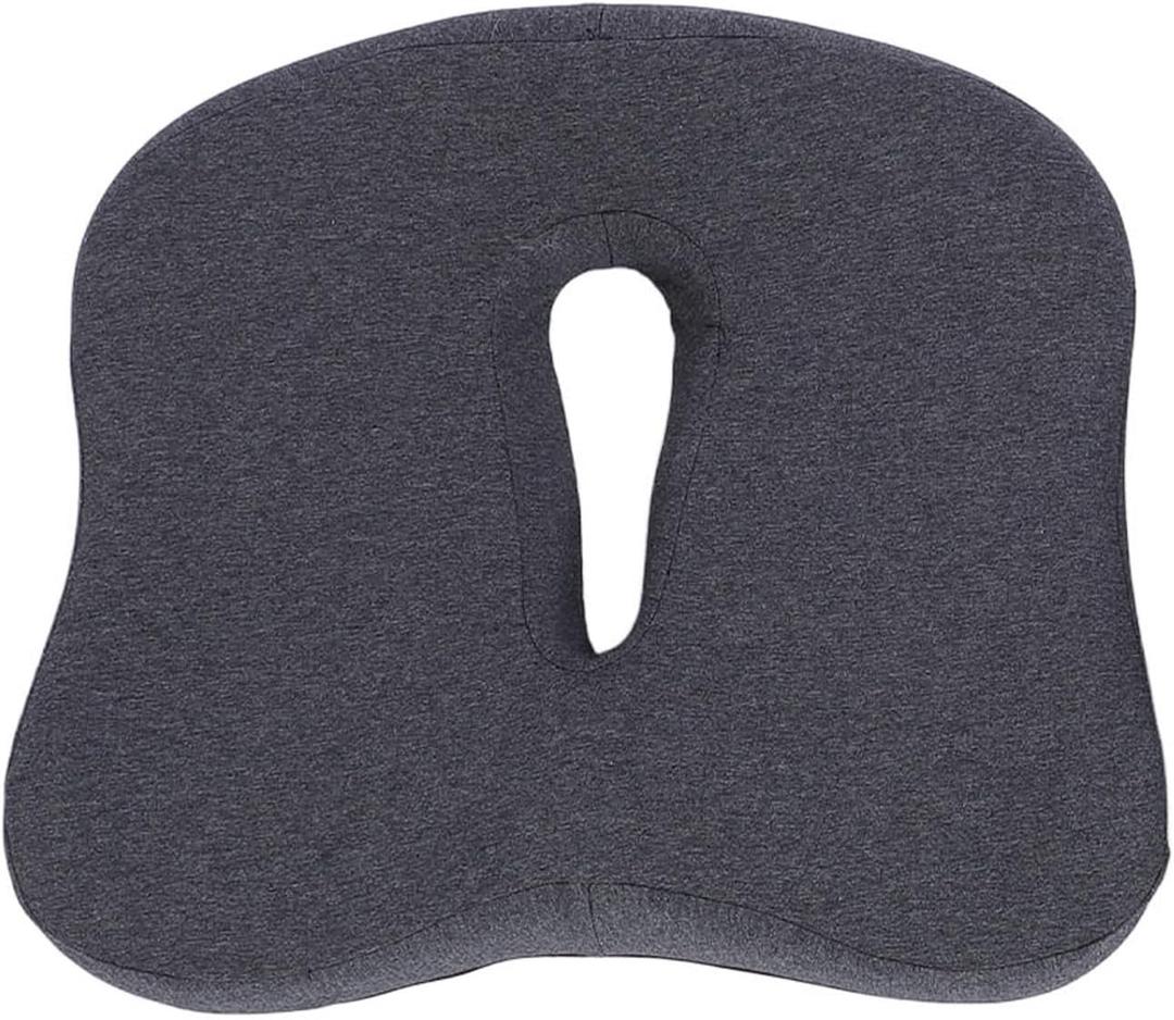 Office Chair Cushion, Ergonomic Pain Relief Memory Foam Seat Cushion, Non Slip Car Seat Cushion for Long Sitting Office Workers, Car Drivers, Gaming, Wheelchair