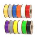 dikale PLA+ 3D Printer Filament 1.75mm No Tangle, Net Weight 250g Spool, 12 Packs, PLA Pro Plus, 12 Assorted Multiple Colors, Total 3KG Material