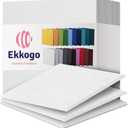 Acoustic Panels 12-Pack Soundproof Wall Panels 12"X12"X0.4" Sound Panels High Density Sound Dampening Panels - [White Square]