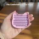 5mm Fuse Bead Organizer Tray, 2PCS Bead Storage Box, Fusible Beads Sorting Tray for Pixel Art Crafts, Fun Craft Organizer (Pink)