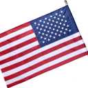 American Flag 3x5 FT Sleeve Banner Style(without Grommets), US Flag fo Outside Outdoor, Embroidered Stars, Sewn Stripes, American Flag Outdoor Heavy Duty