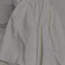 Biscaynebay Wrap Around Bed Skirts for Queen Beds 14" Drop, Ivory Adjustable Elastic Dust Ruffles Easy Fit Wrinkle & Fade Resistant Silky Luxurious Fabric Solid Machine Washable