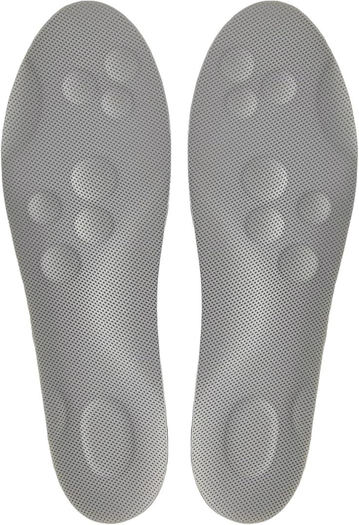 Sneaker Insoles Replacement,Comfortable Sports Shoe Inserts for Men Women Kids,for Shock Absorption and Relieve Foot Pain, Plantar Fasciitis (Black, Men 10.5-13)