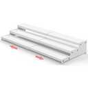 Jojocross Spice Rack Organizer for Cabinet, 3-Tier Expandable Spice Storage, Great for Kitchen Cabinet, Cupboard,Pantry and Countertop More 1 Pack/White
