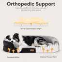 FUKUMARU Large Dog Bed, Thickened Orthopedic Sofa Bed, Waterproof &Washable