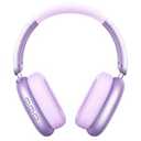 Wentronic Y01 Wireless Over Ear Headphones, Noise Canceling Bluetooth 5.3 Headphones with Microphones, Hi-Res Audio, 48H Playtime, Foldable, Breathable Soft Earpads for iOS/ Android/ Samsung/ PC-Purple