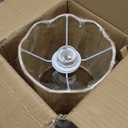 Gold Rattan Table Lamp for Bedroom, Brass Cute Wicker Lamps for Bedside Nightstand, Small Table Shape Lamps for Small Spaces for Kitchen Counter, Home Office, Living Room, Kids Dorm