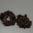 2 Pcs Cacho Seed Rattle Bracelets, Nature Sound African Nut Seed Shell Wrist Shaker Dance Anklets Bell