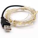 2M 3M 5M 10M Led Lights Chain Copper Wire USB Or Battery Powered led String Light Fairy Light for Christmas Lights Wedding Party (10M USB, Pink)