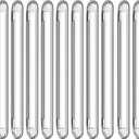 Clear Furniture Bumpers, Silicone Rubber Wall Protector from Chair Back, Adhesive Shower Door Bumpers for Cabinet Car Door Drawer Toilet Lid (10 Long)
