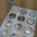 Gold Votive Candle Holders 12Pcs Assorted Gold Mercury Glass Votives Tealight Candle Holders for Table Centerpiece Wedding Bridal Shower Engagement Party Festival Holiday Home Decor