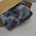 Electric Heated Blanket 62"x84",Luxury Grey Twin Faux Rabbit Fur Electric Blanket,Fast Heating Soft Fluffy Thick Electric Blanket with 6 Heating Levels & 12H Auto Off