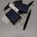 Solar Outdoor Lights, 40 LEDs Color Changing RGB Solar Landscape Path Lights, USB & Solar Powered Multicoloured Spotlights, 14 Colors Auto Cycling Spotlights for Yard, Garden, Pack of 2