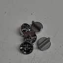 TOMOON Upgraded W10766544 Gas Stove Knobs Replacements for Whirl.Pool Range Oven WFG540H0ES0 10430807 W10676228 4248219 AP5958476 PS10067059 EAP10067059-Stainless Steel-5 Pack