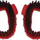 Scrub Brush Replacement Head,Microfiber Hard Cleaning Brush, 2pcs Scrub Brush Replacement Tile Floor Cleaning Brush Attachment for O Ceda EasyWring 1 Tank System