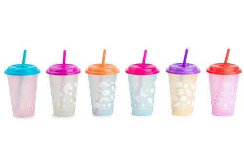 Manna 12oz Kids Color Changing Reusable Cup Set - 6 Cups - Tween