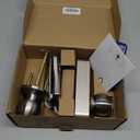 Veise Keypad Door Knob Lock, Keyless Entry Digital Lock with Handle, Electronic Smart Knob for Front Door & Bedroom, Easy Install, Auto Lock, Passage Mode, Anti-Peeping Password, Satin Nickel