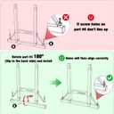 3 Tier Adjustable Dumbbell Rack Stand, Heavy Duty Carbon Steel Weight Storage Organizer for Home Gym, Easy Assembly, 450 lb Capacity for Dumbbells & Kettlebells (Dumbbell Rack Stand Only)