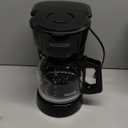 BLACK+DECKER 12-Cup Coffee Maker with Easy On/Off Switch, Easy Pour, Non-Drip Carafe with Removable Filter Basket, Vortex Technology, Black