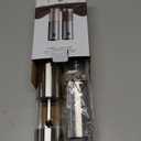 Salt and Pepper Grinder Set- Automatic Battery Pepper Mill Shakers Gifts for Men Dad, Adjustable Coarseness Upgraded Larger Capacity with Led Kitchen Essentials for New Home Housewarming