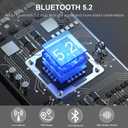 USB Bluetooth 5.2 Transmitter for TV, Wireless Audio Adapter for Airpods or Wireless Headphones Dual Pairs, Low Latency, Bluetooth 3.5mm Aux Transmitter for Flight, TV, PC, Gym, Gaming