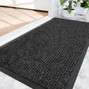 Amyracel Front Door Mat, Heavy Duty Waterproof Indoor Outdoor Doormat 4'x8'