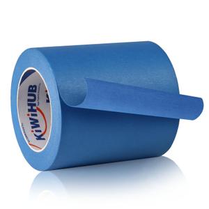 Wide Blue Painters Tape, 5in x 55Y, Blue Masking Tape for Painting, Laser Cutting/Engraving & 3D Printing, 21-Day Clean Removal